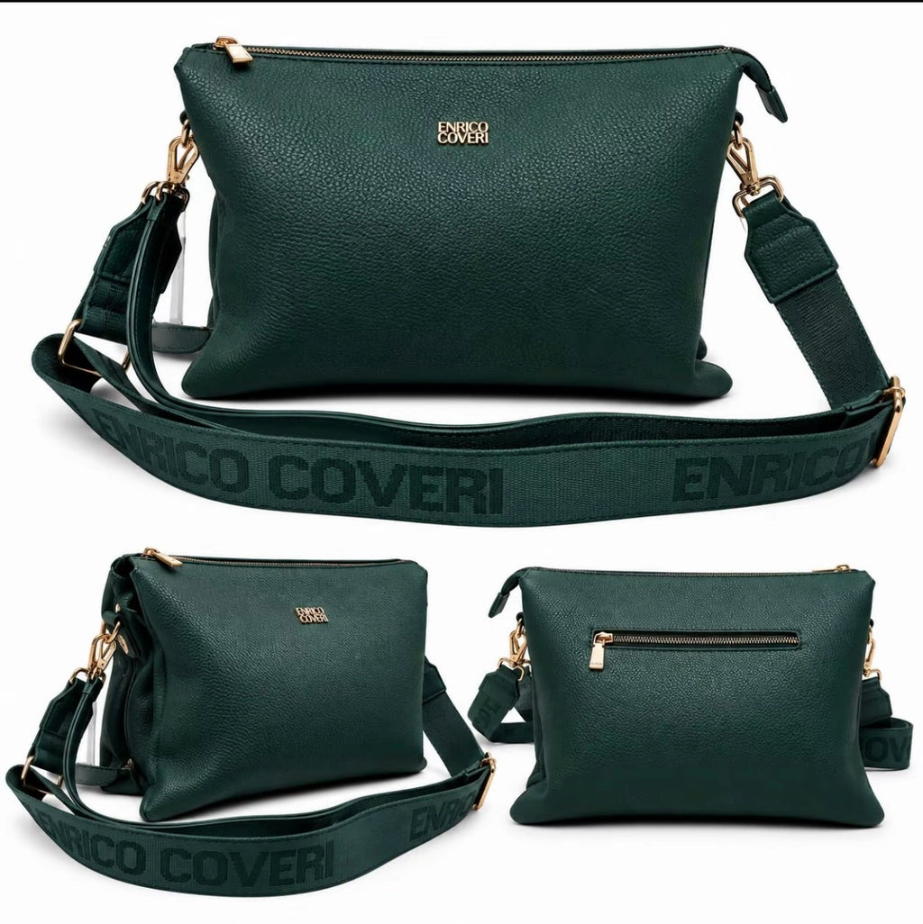 Maxipochette Coveri Verde Petrolio