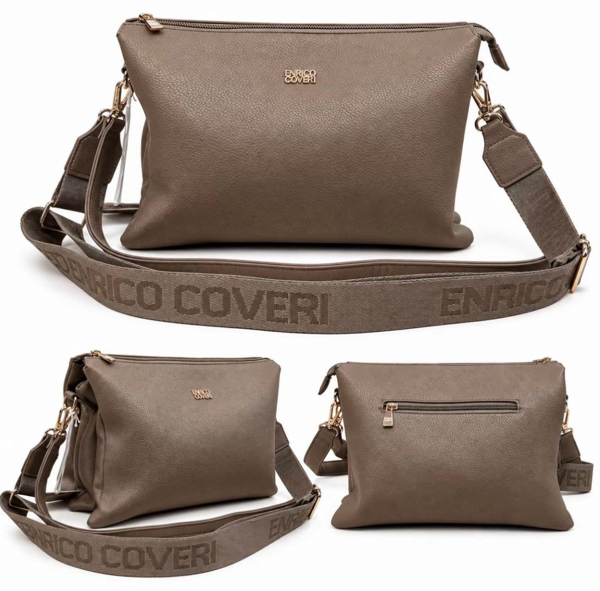 Maxipochette Coveri Tortora