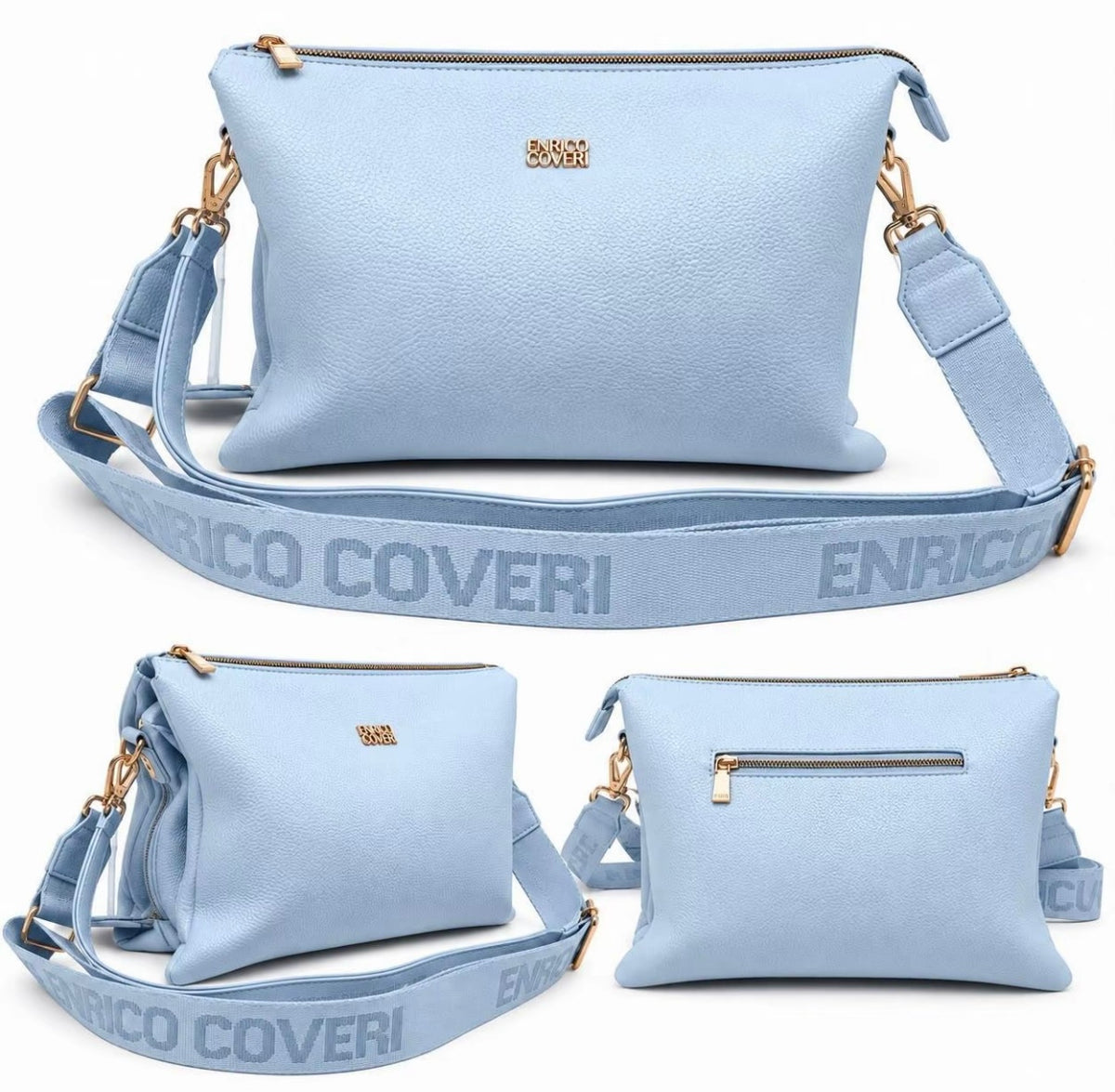 Maxipochette Coveri Cielo
