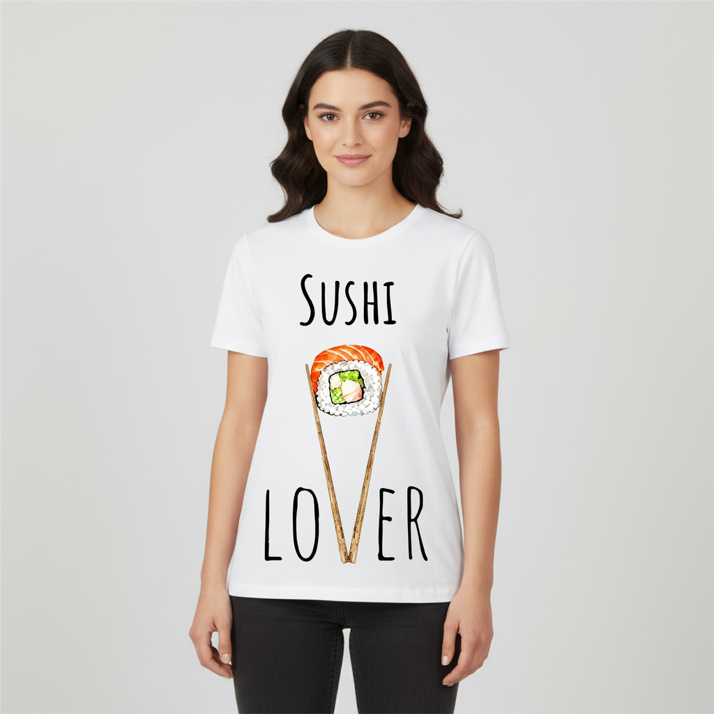 T SHIRT DONNA SUSHI LOVER