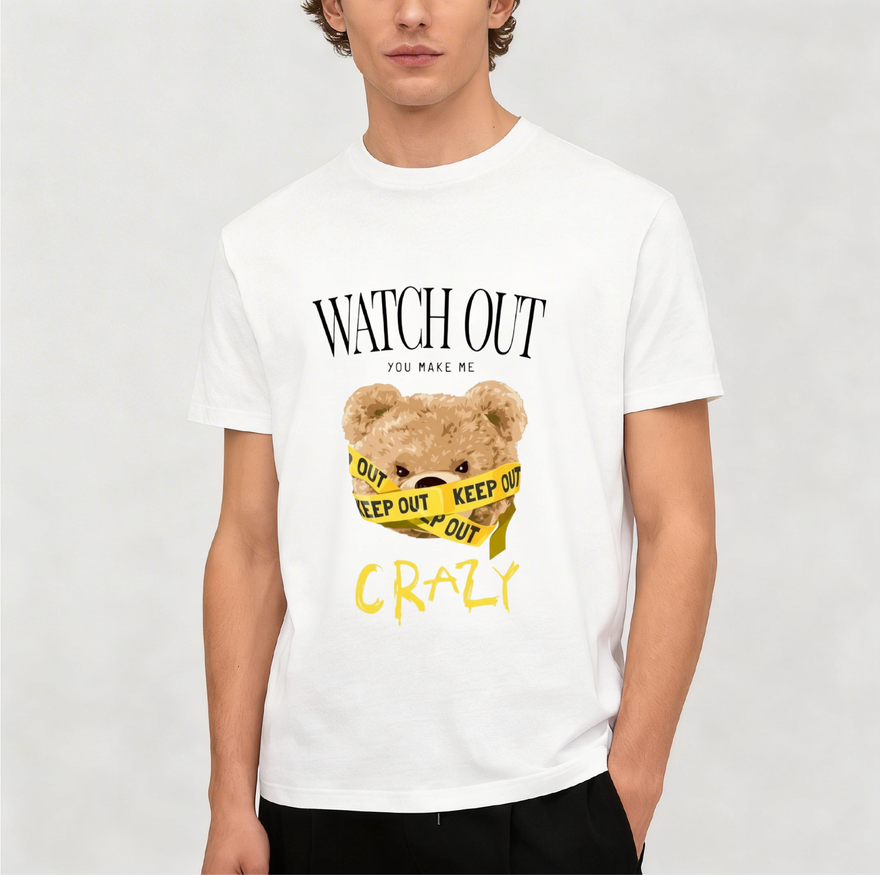 T SHIRT REGULAR UOMO CRAZY