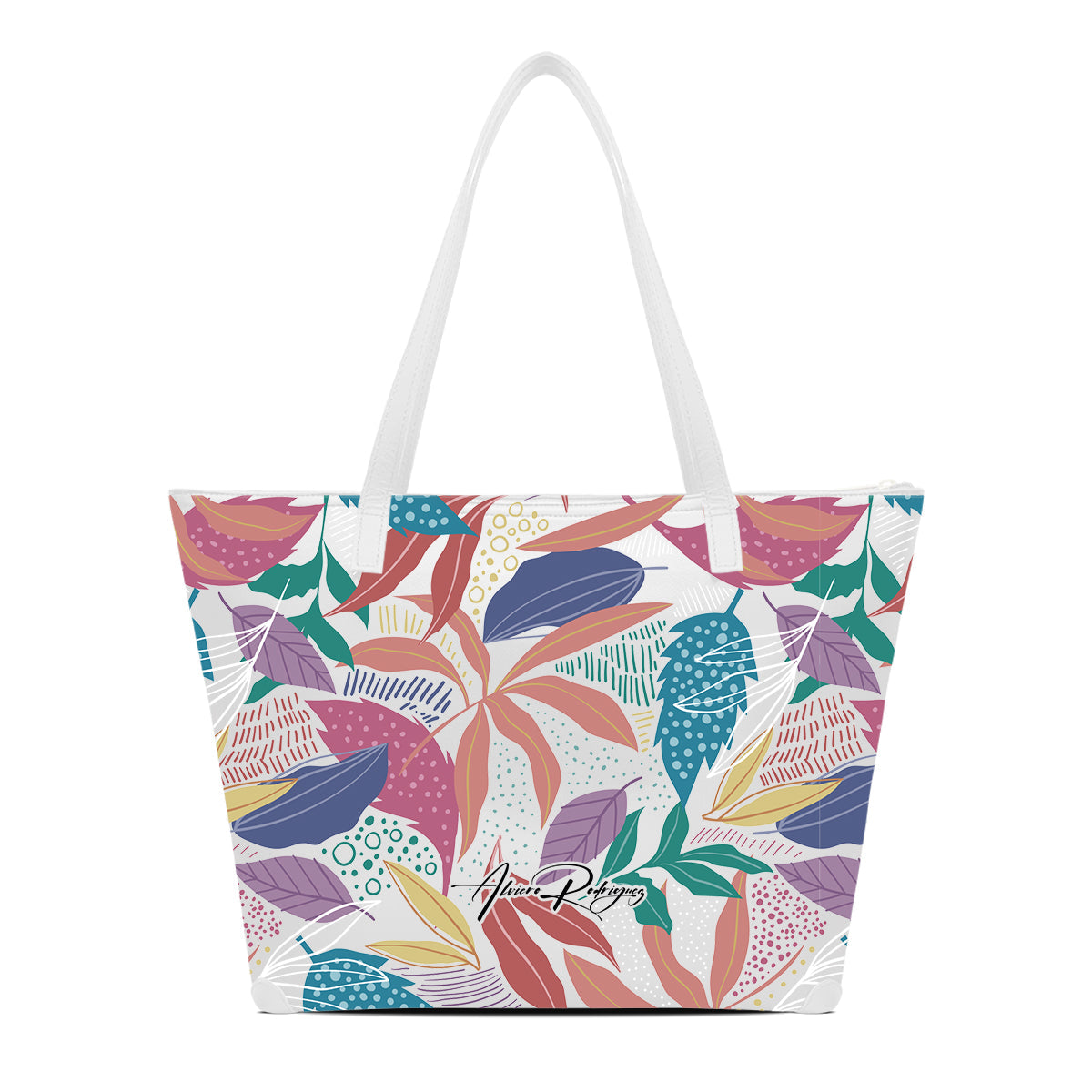 SHOPPER MAXI BIANCA ARTISTIC SEASON