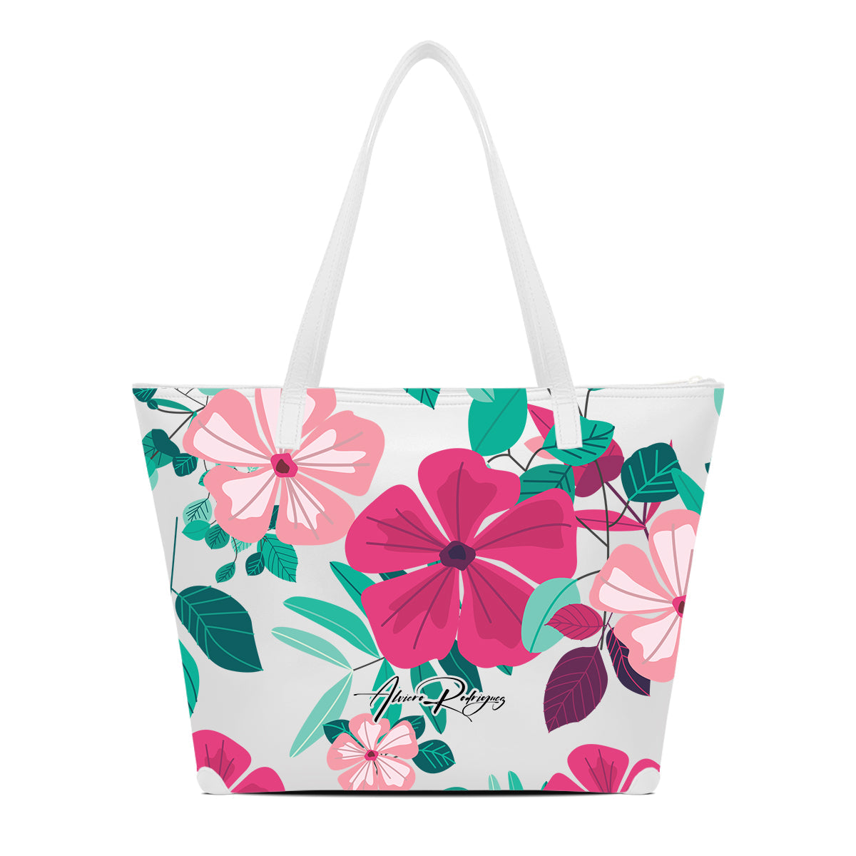 SHOPPER MAXI BIANCA FLOWER SEASON
