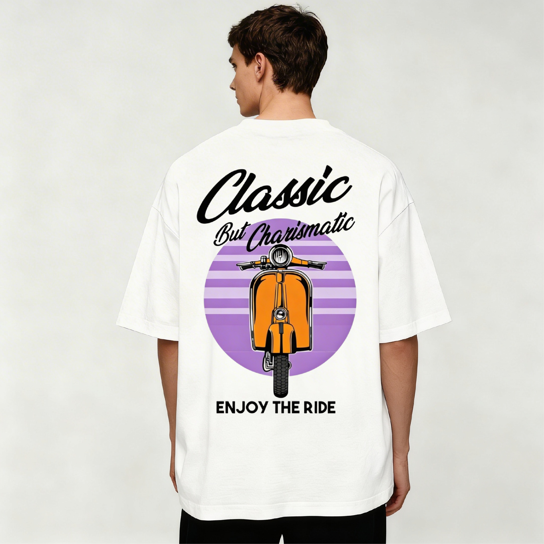 T SHIRT OVER UOMO VESPA CLASSIC
