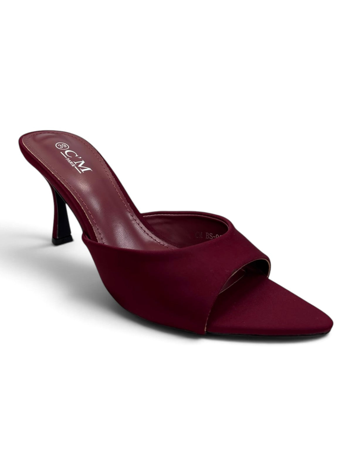 Sandalo Mule Élodie Bordeaux