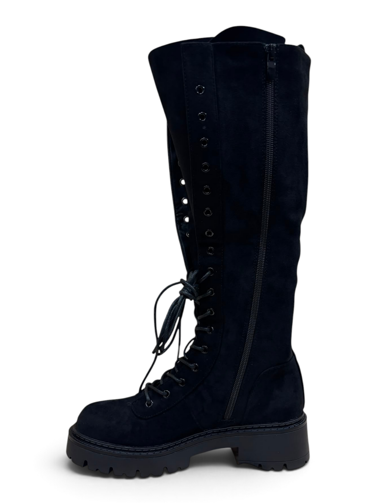 Stivale Combat Lace Nero