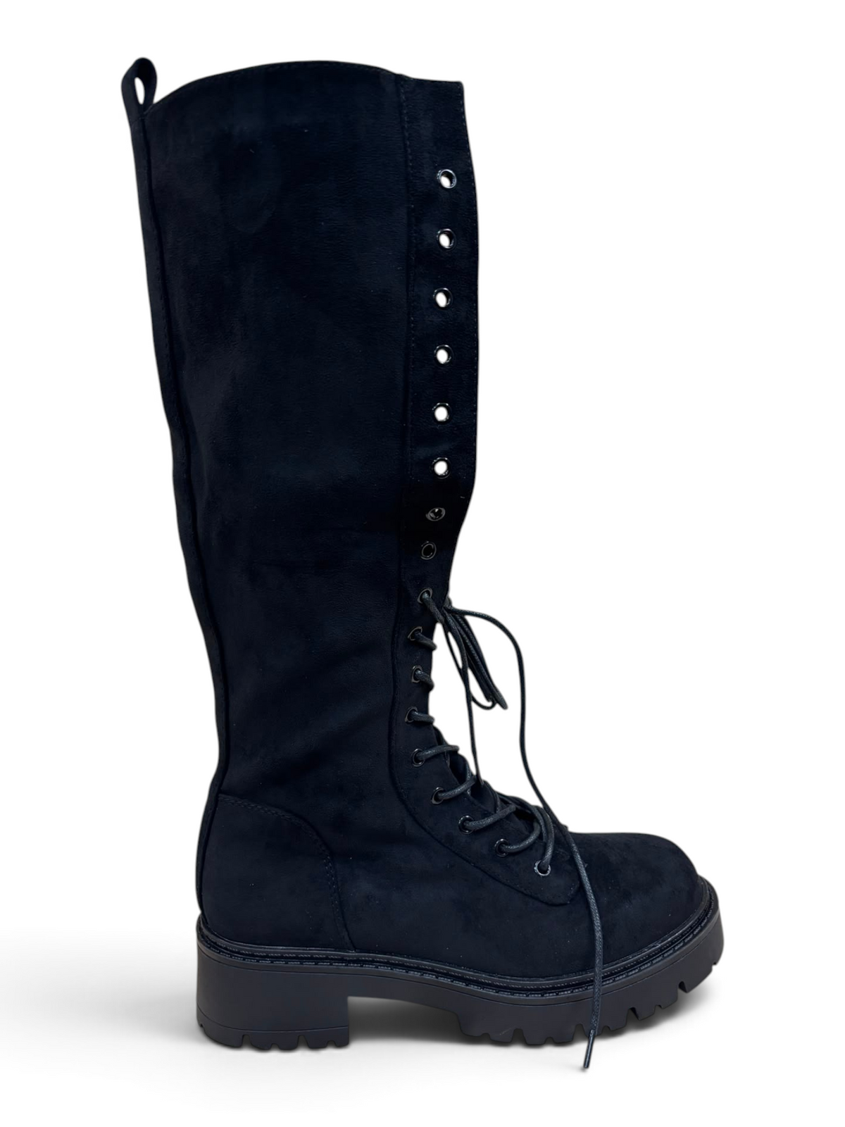 Stivale Combat Lace Nero