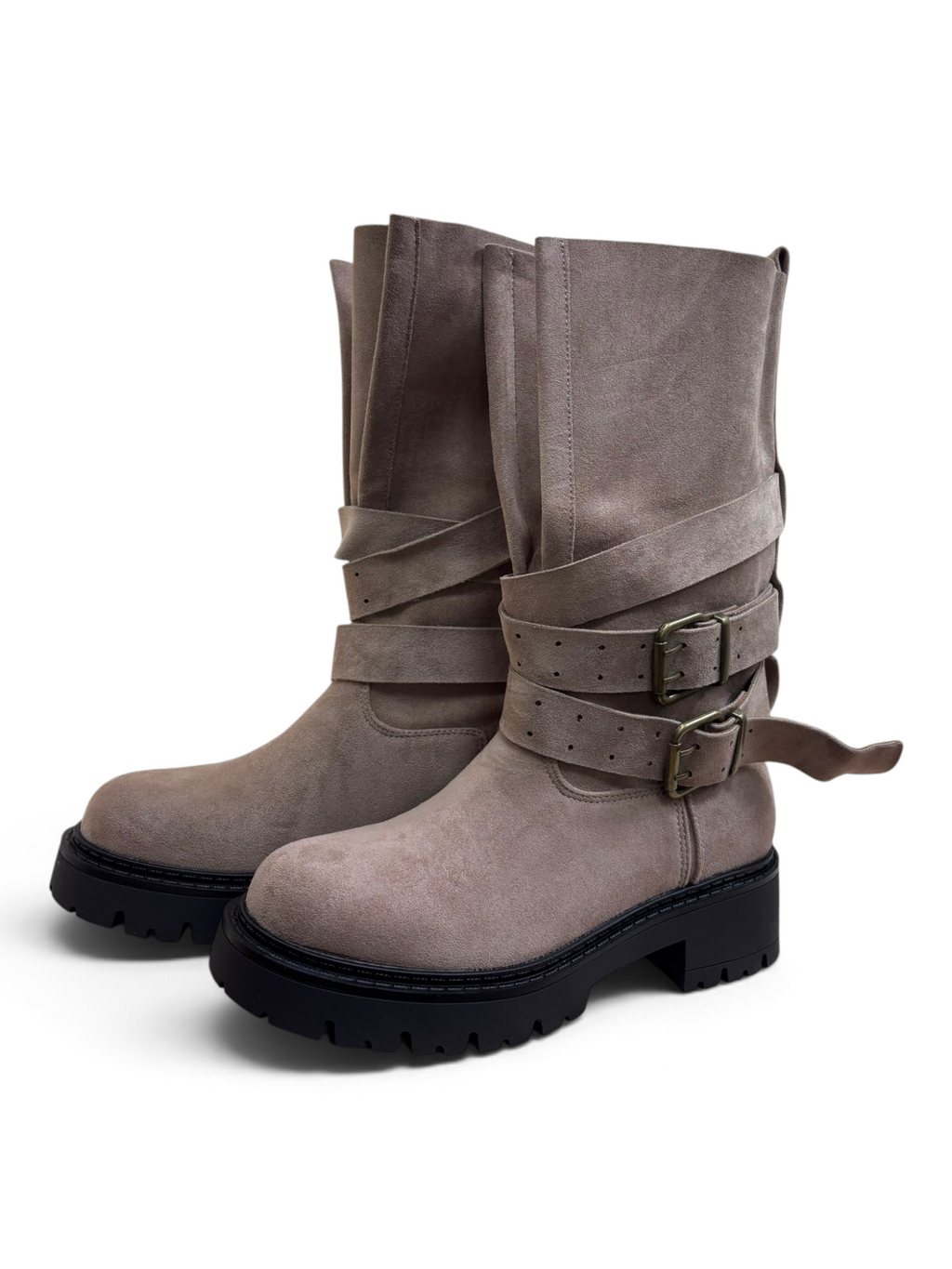 Stivale Dakota Beige con Fibbie