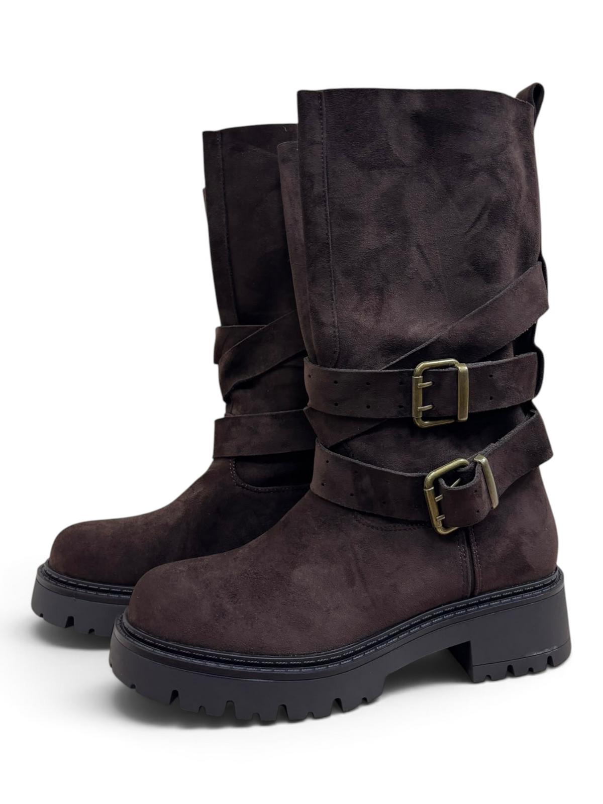 Stivale Dakota Marrone con Fibbie