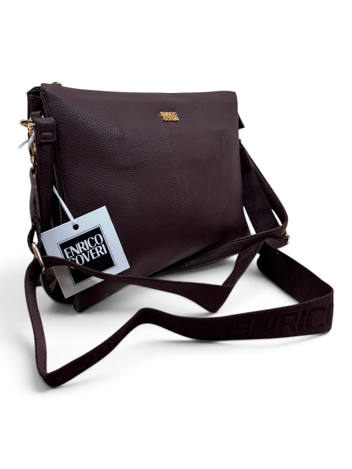 Maxipochette Coveri Marrone