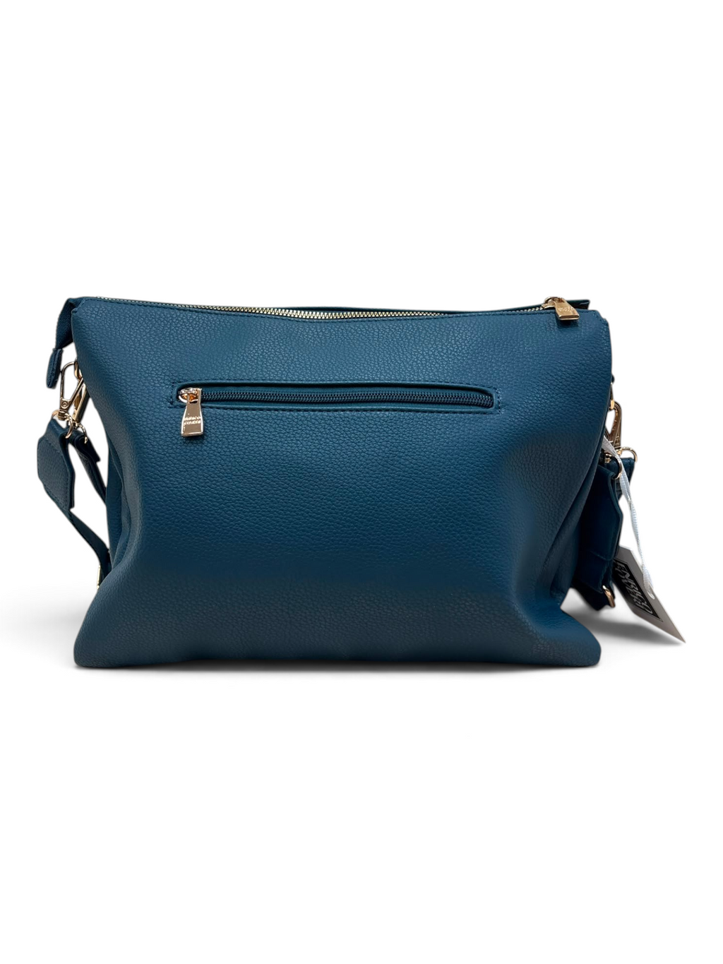 Maxipochette Coveri Blu Petrolio