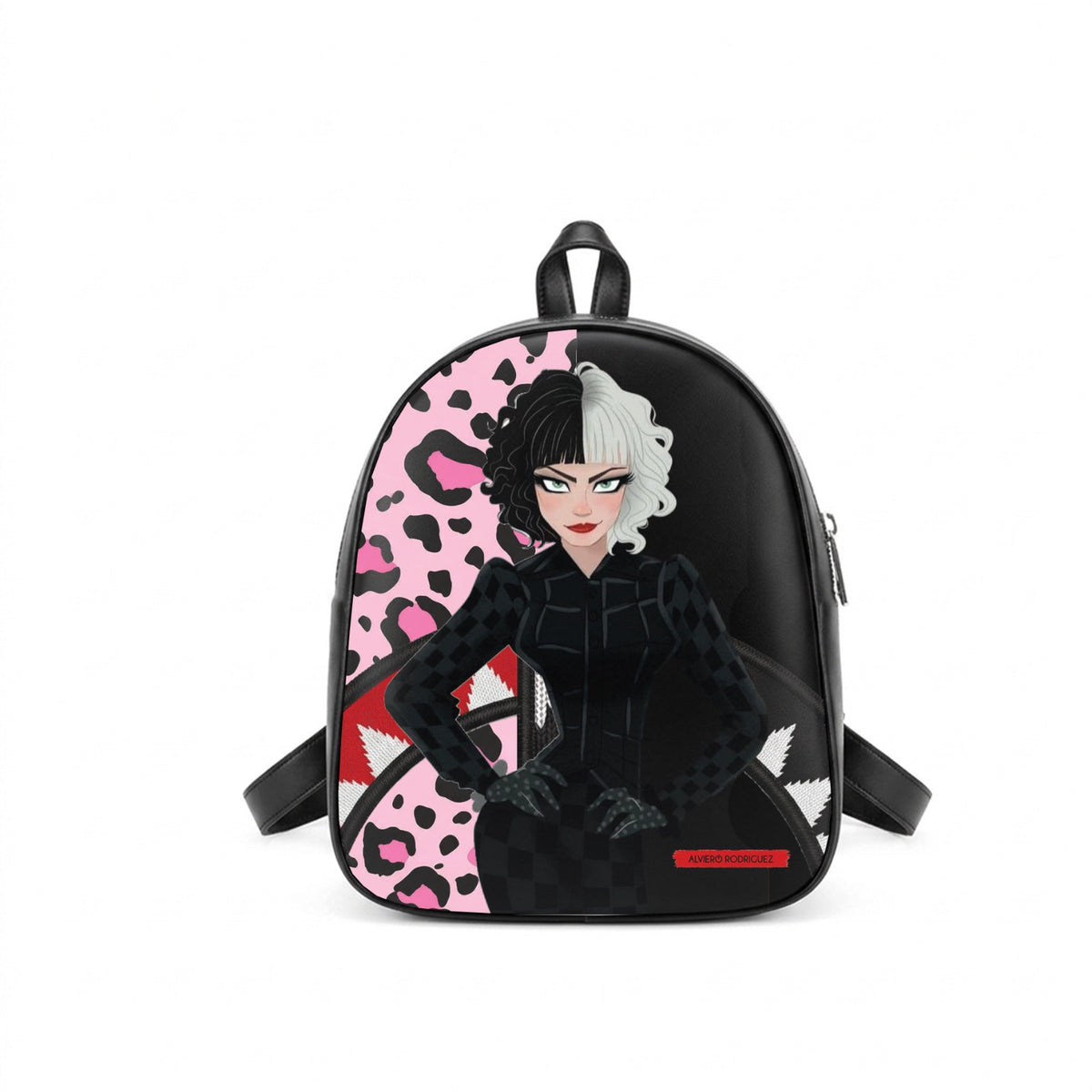 Zaino Nice Crudelia Maculato Rosa