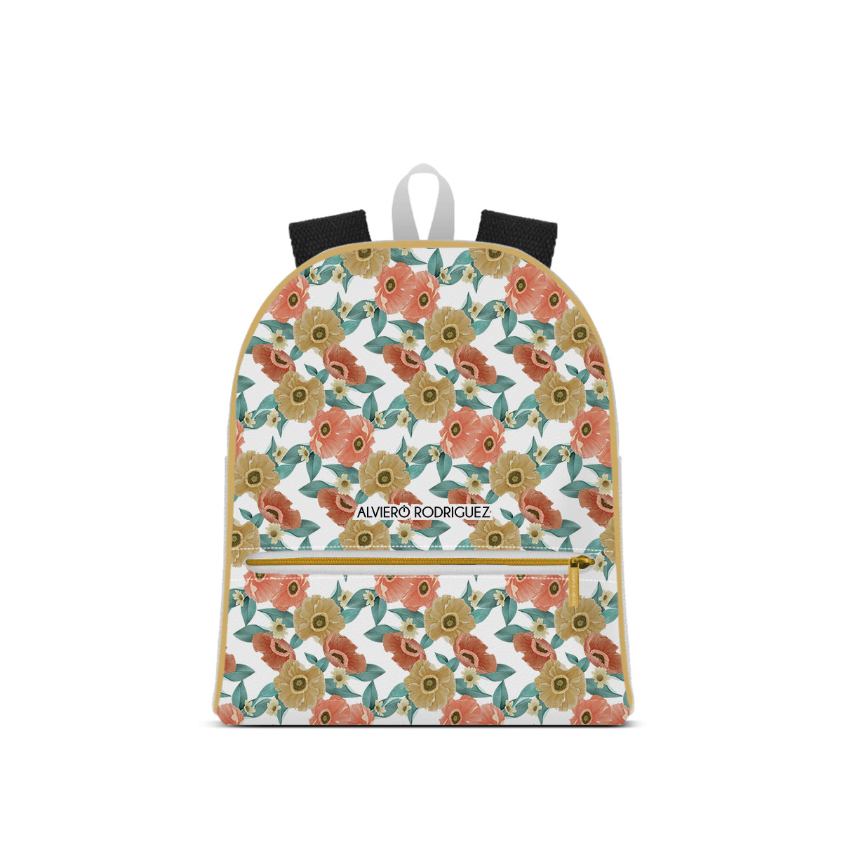 Zaino Michelle Bianco Drawn Floral