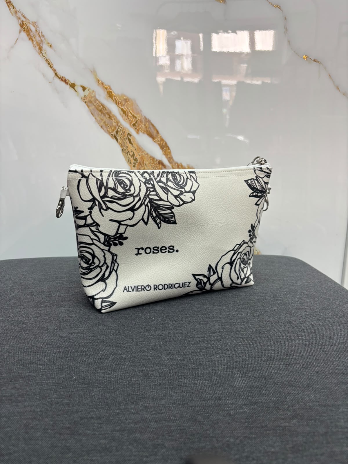 Pochette Sakura con tracolla "Rose"