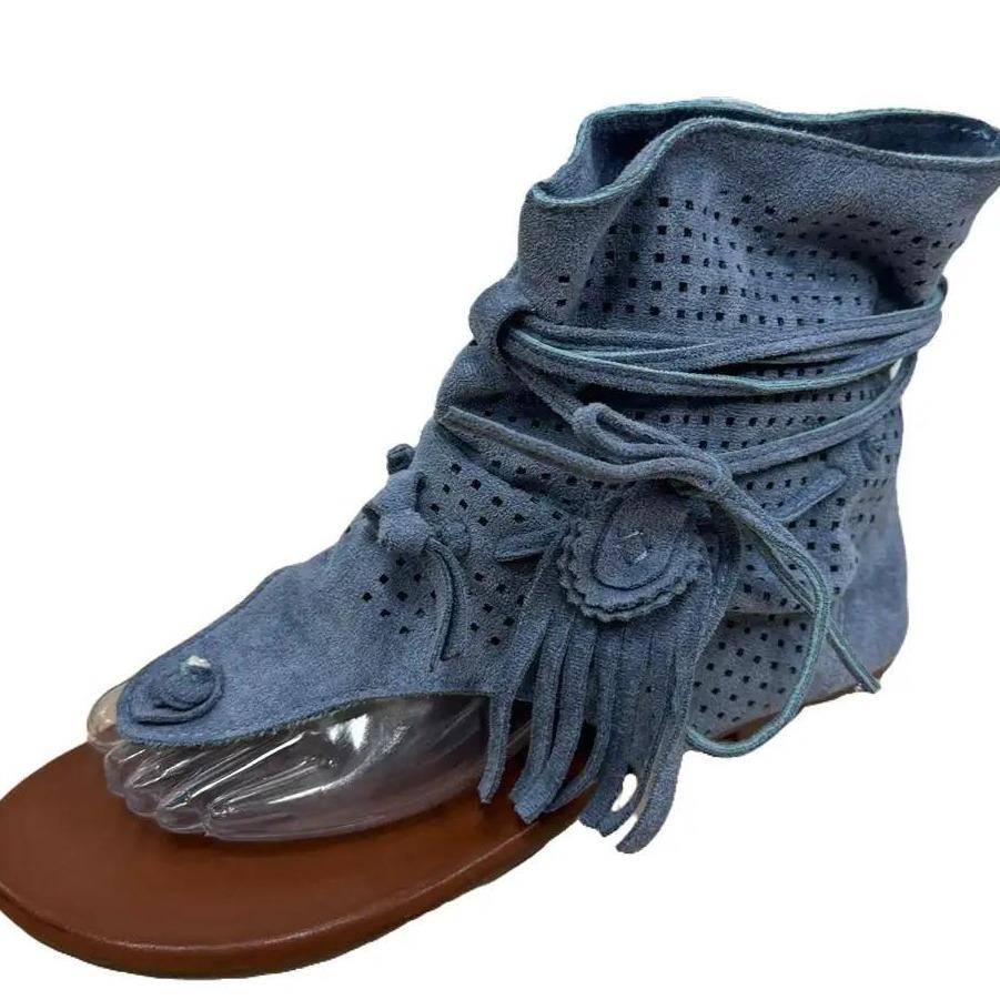 Stivaletto India Azzurro