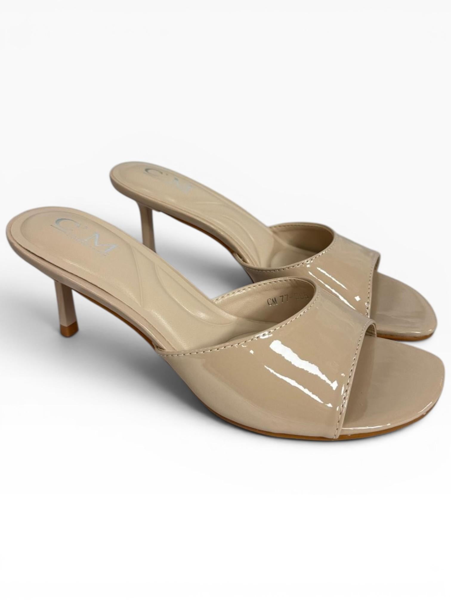 Sandalo Cloè Beige Lucido
