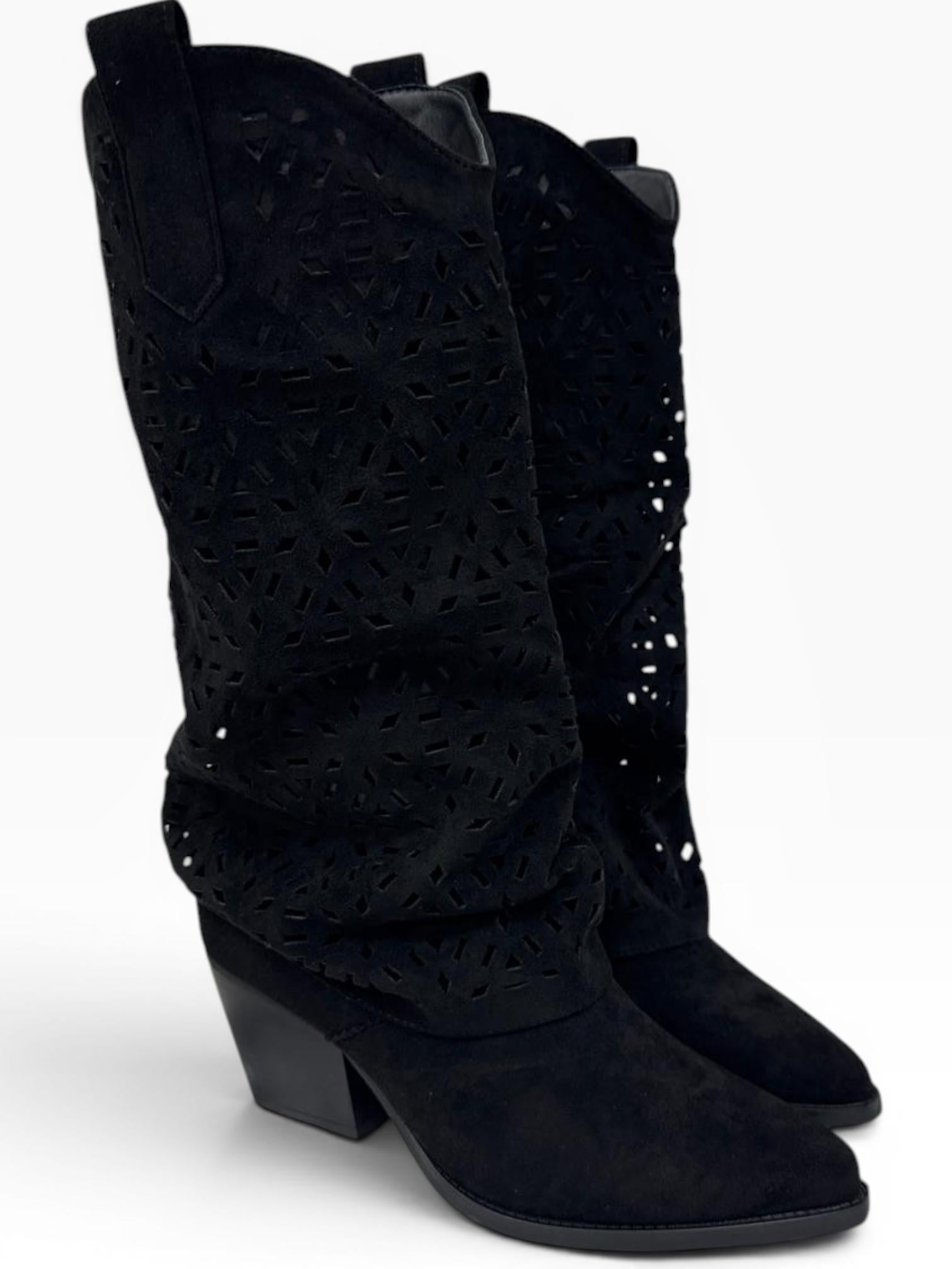 Stivale Melinda Nero