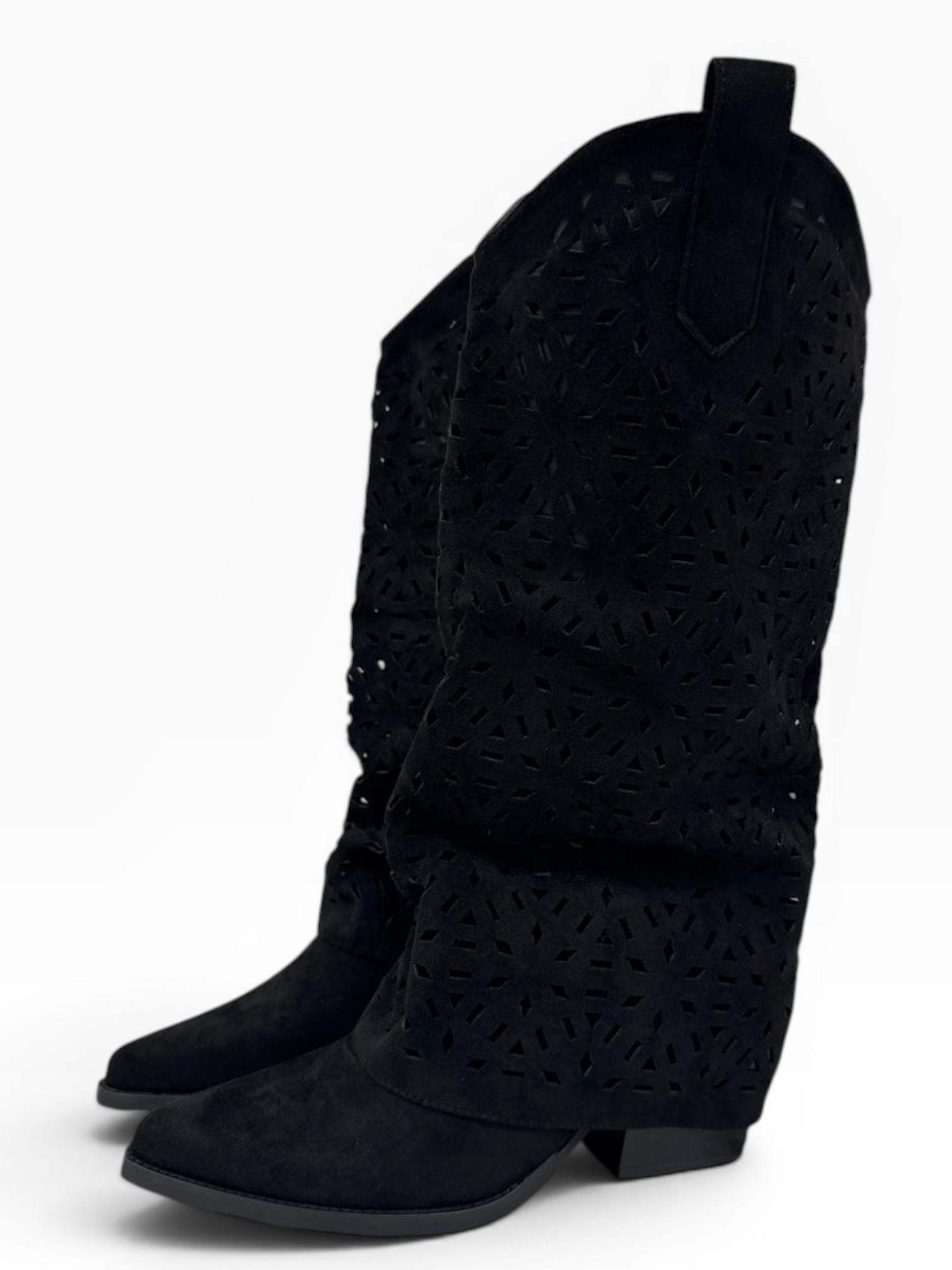 Stivale Melinda Nero
