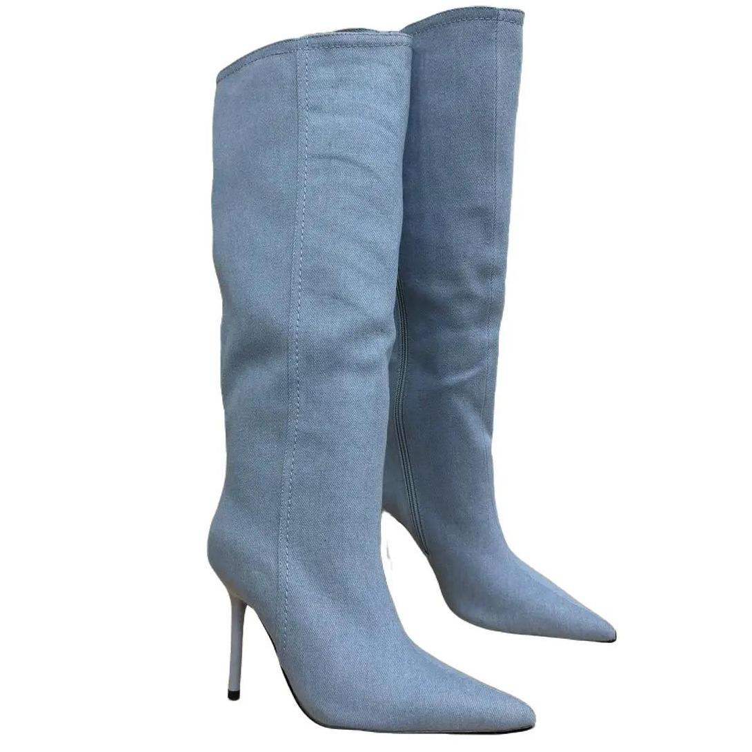 Stivale Dafne Jeans Chiaro