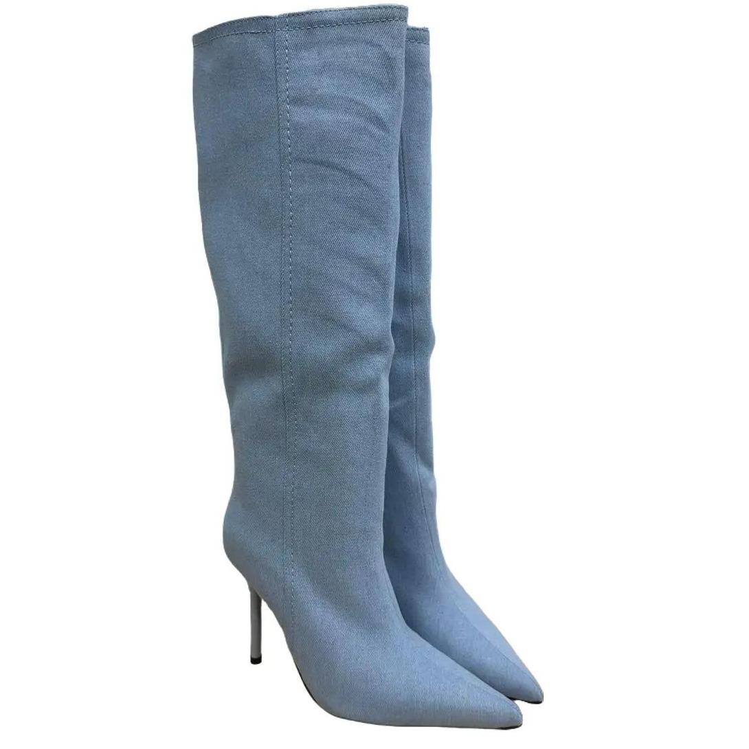 Stivale Dafne Jeans Chiaro