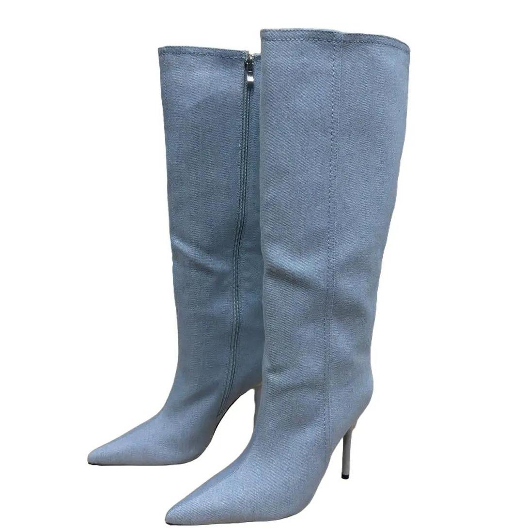 Stivale Dafne Jeans Chiaro