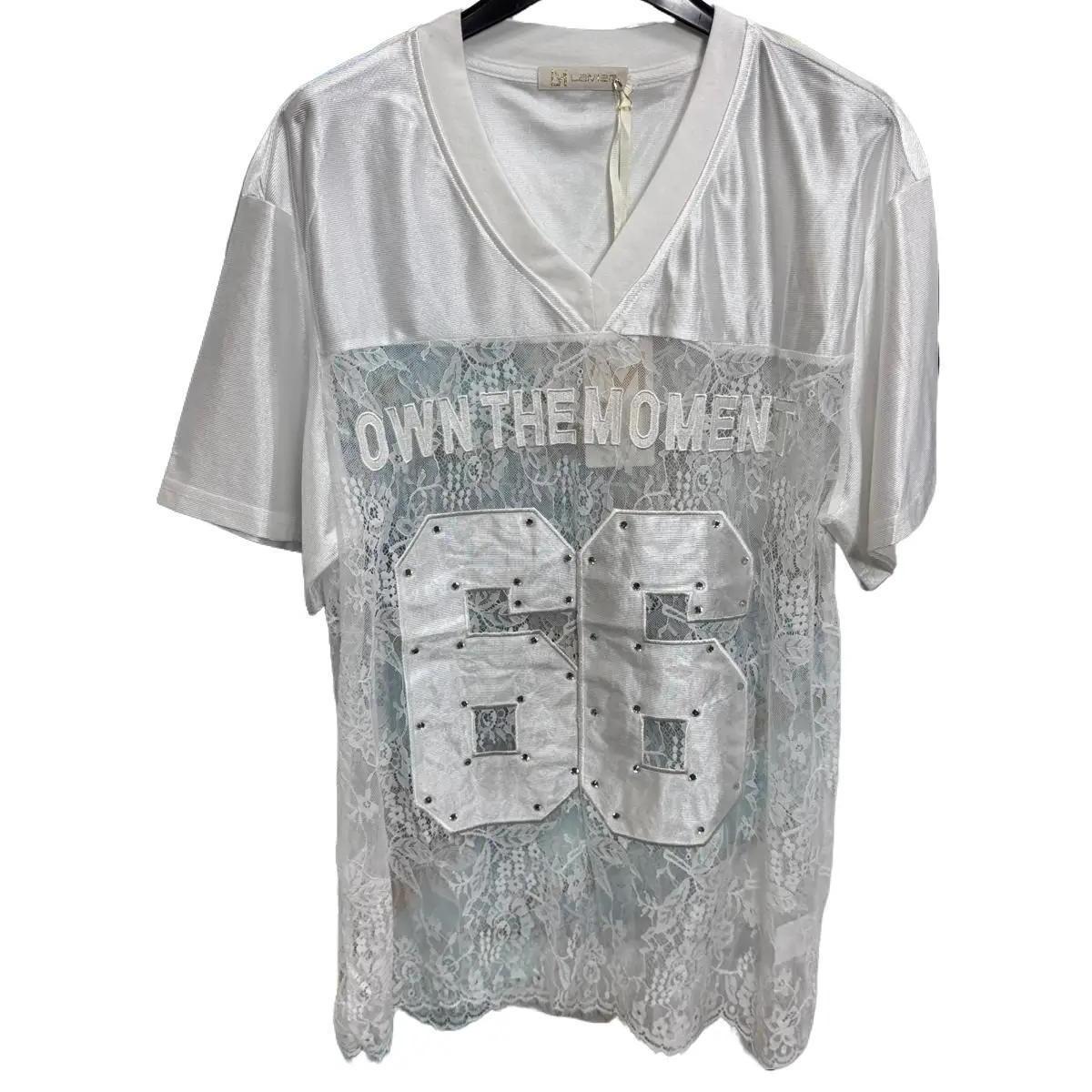 T-shirt Merletto Bianca