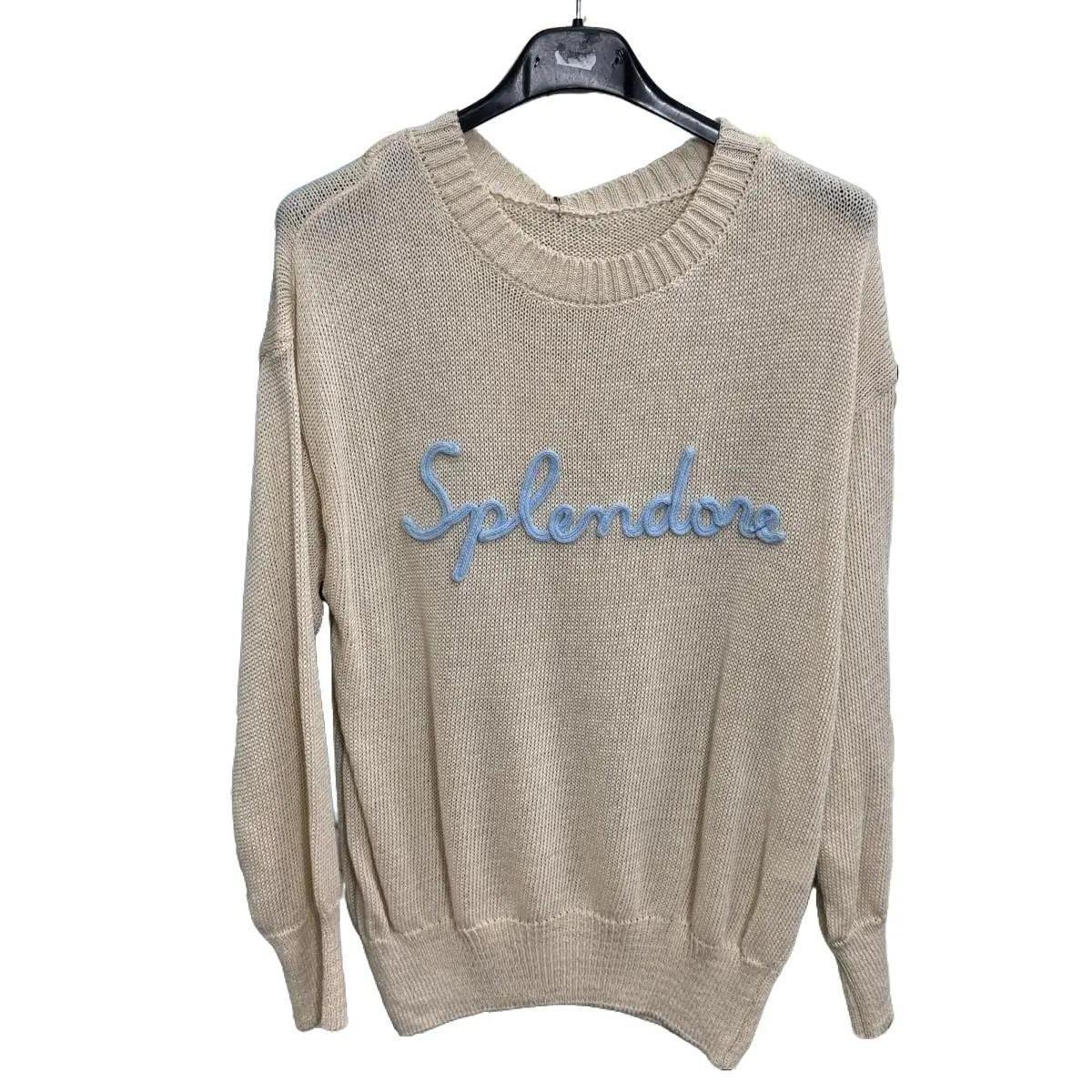 Maglioncino Frase Beige