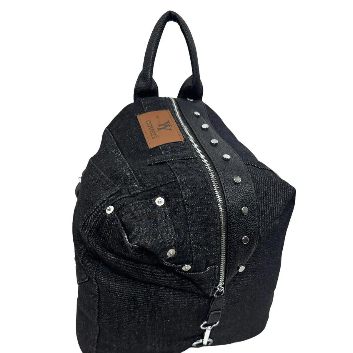 Zaino Denim Nero/Jeans Nero