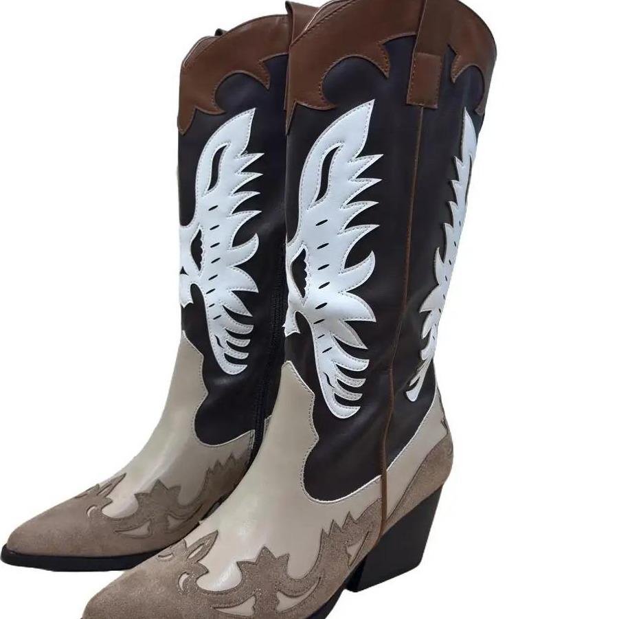 Texano Bicolore Marrone