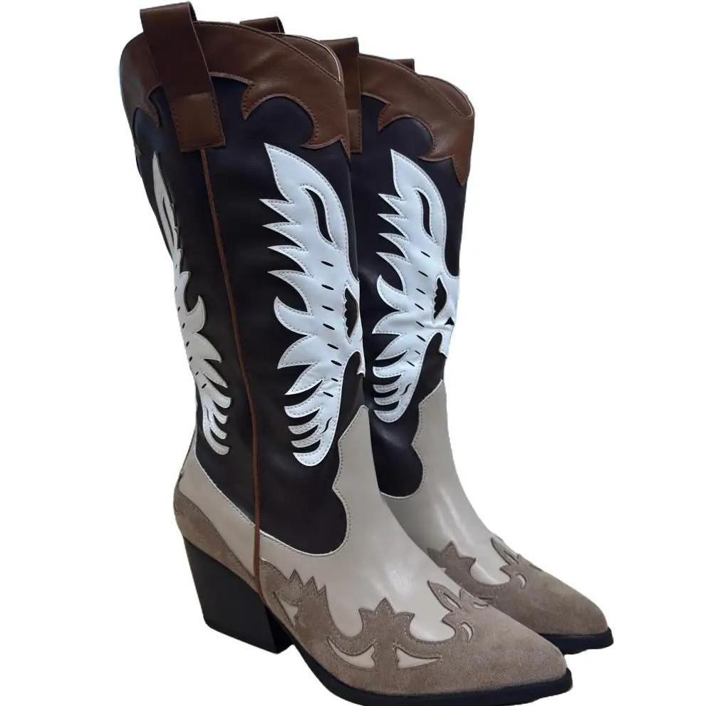 Texano Bicolore Marrone
