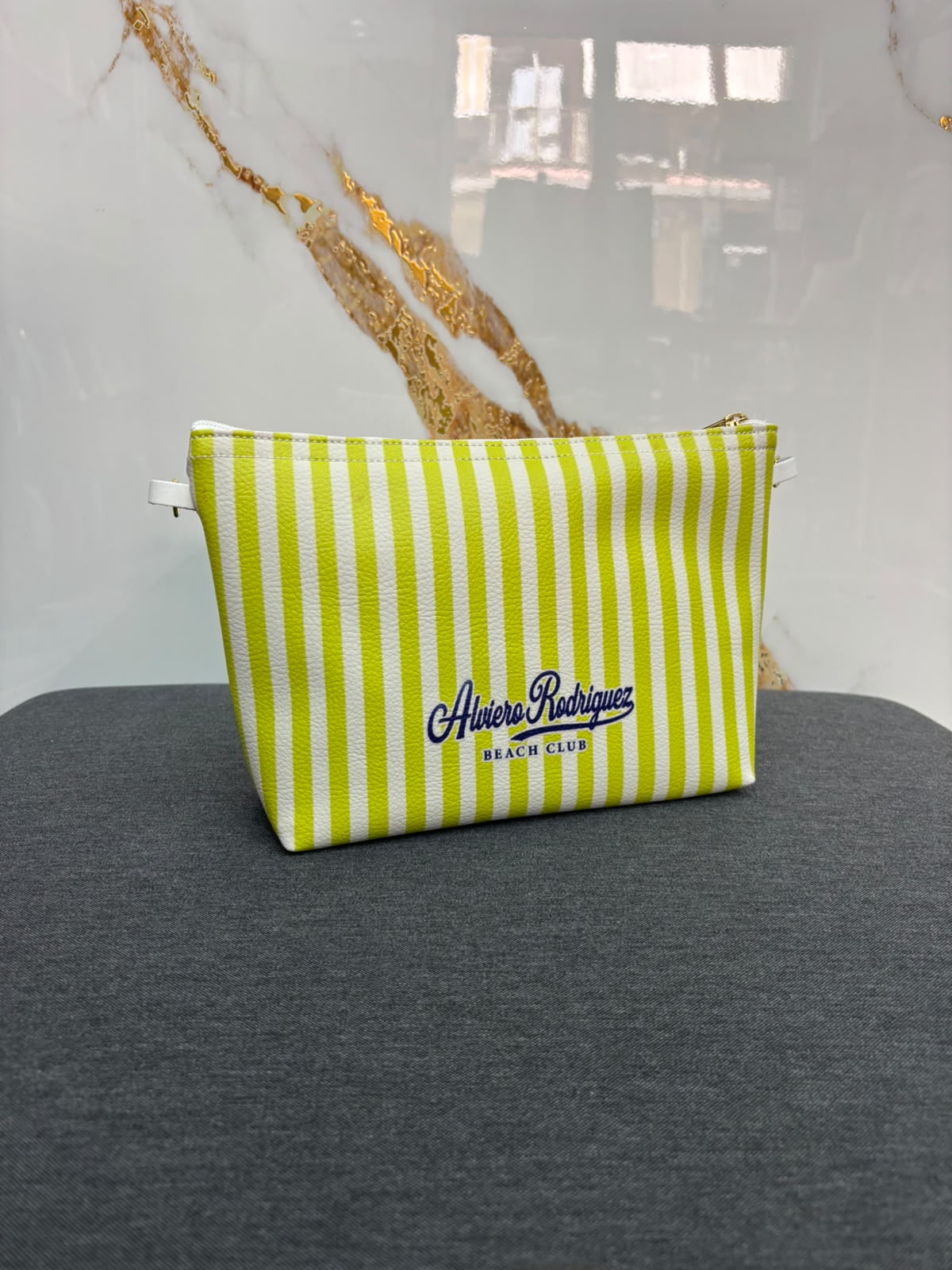 Pochette Sakura con tracolla Bianco/Lime