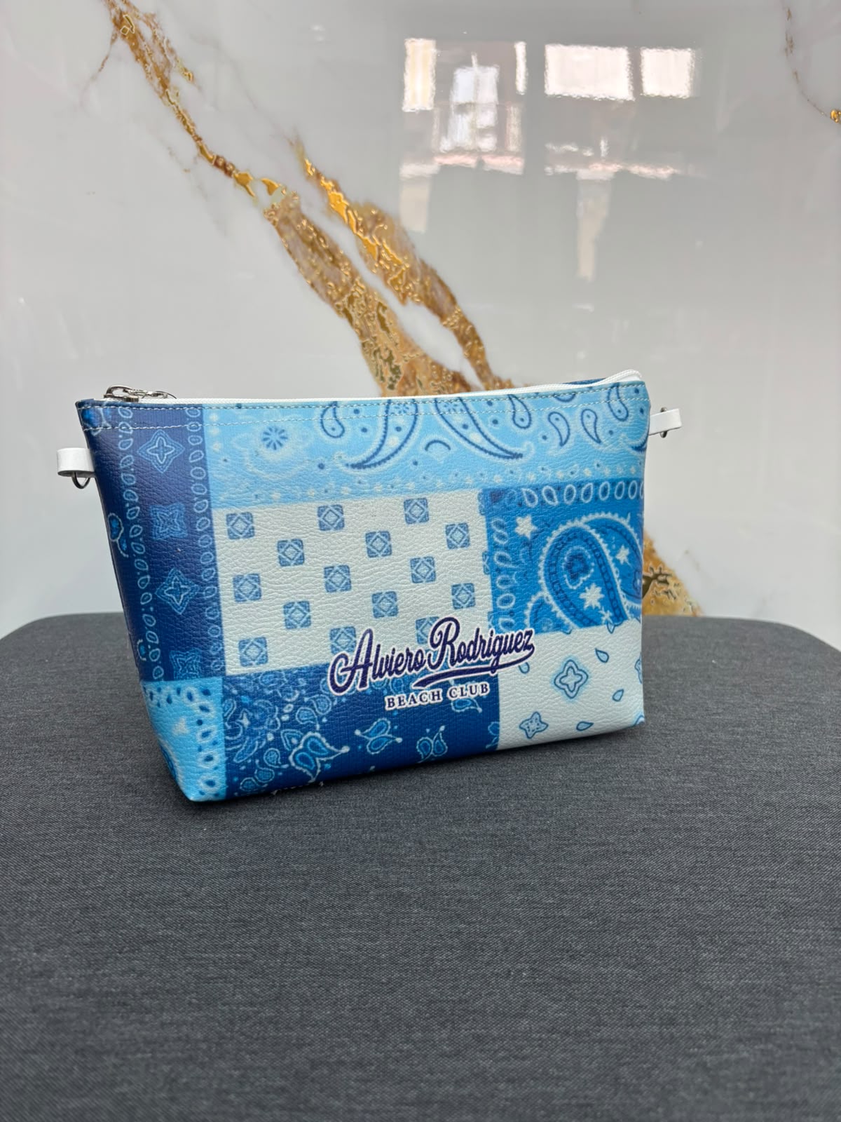 Pochette Sakura con tracolla Bandana Azzurra