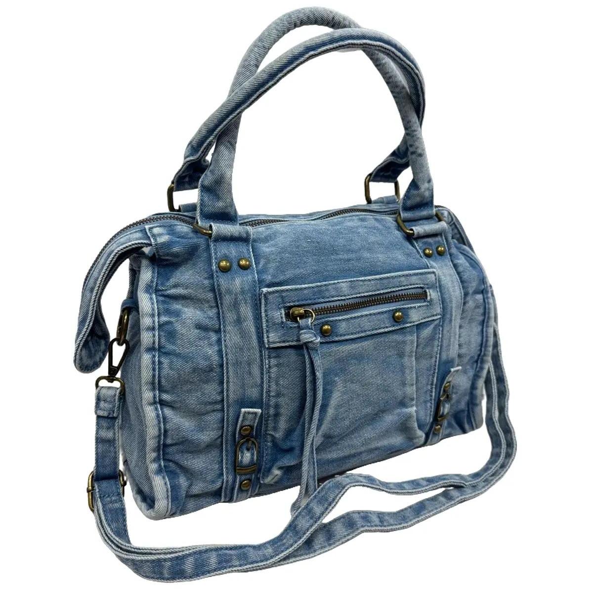 Borsa Sibilla Denim Chiaro