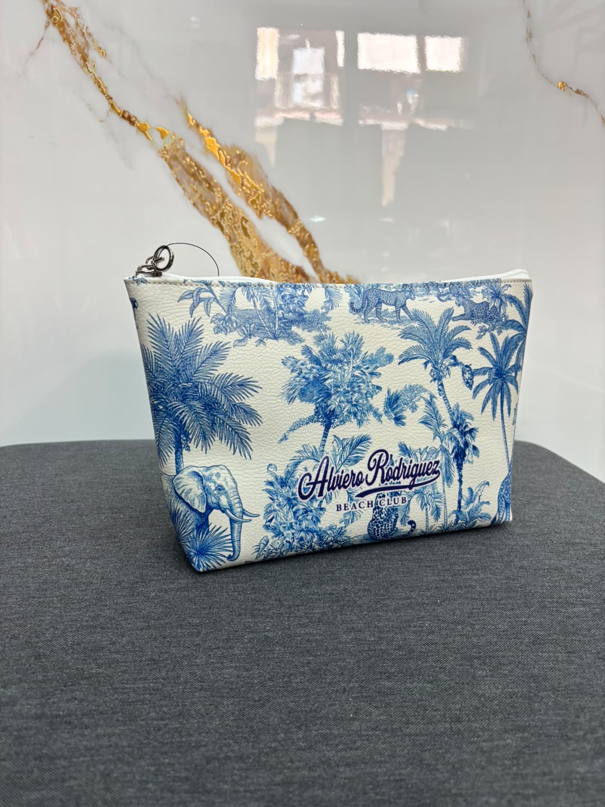 Pochette Emma Jungle Azzurra
