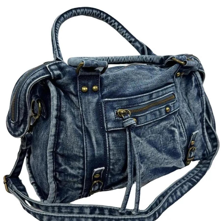 Borsa Sibilla Denim Sfumato
