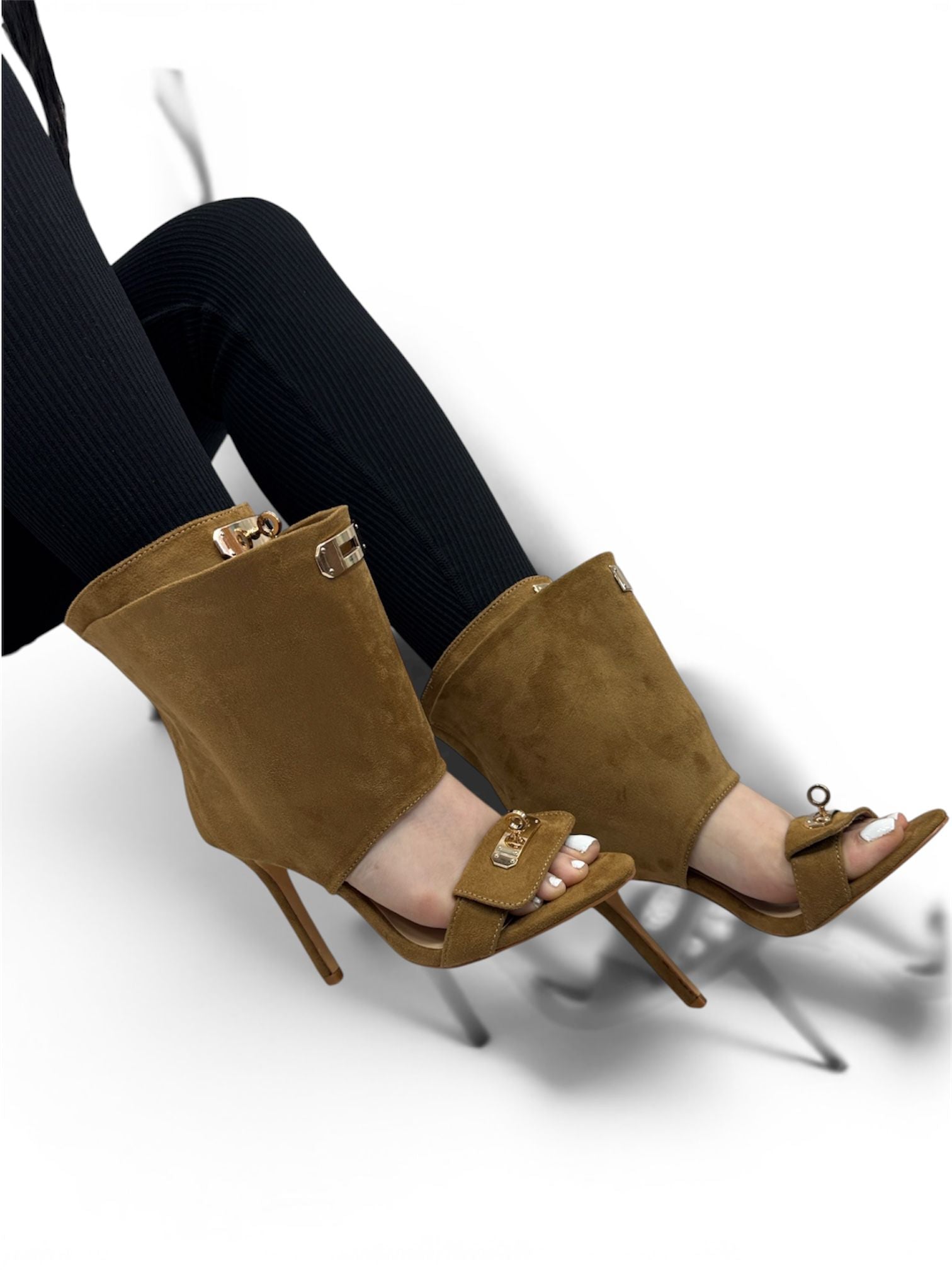 Tacchi Penelope Camel Eco Camoscio