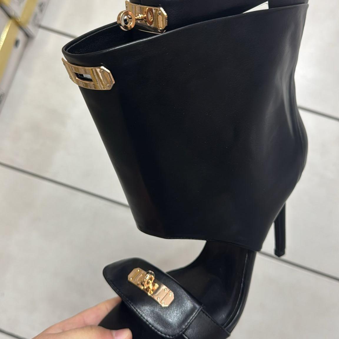 Tacchi Penelope Nero Eco Pelle