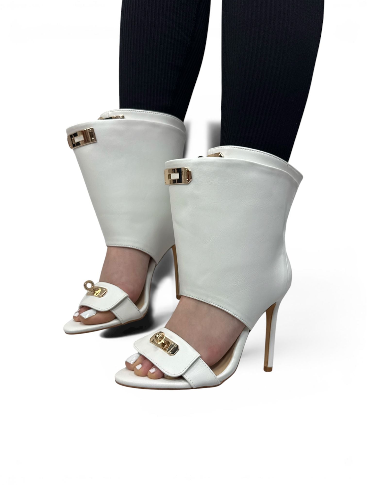 Tacchi Penelope Bianco Eco Pelle