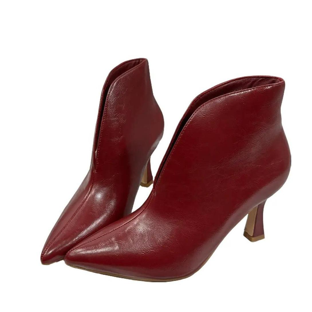 Stivaletto Isotta Rosso Scuro