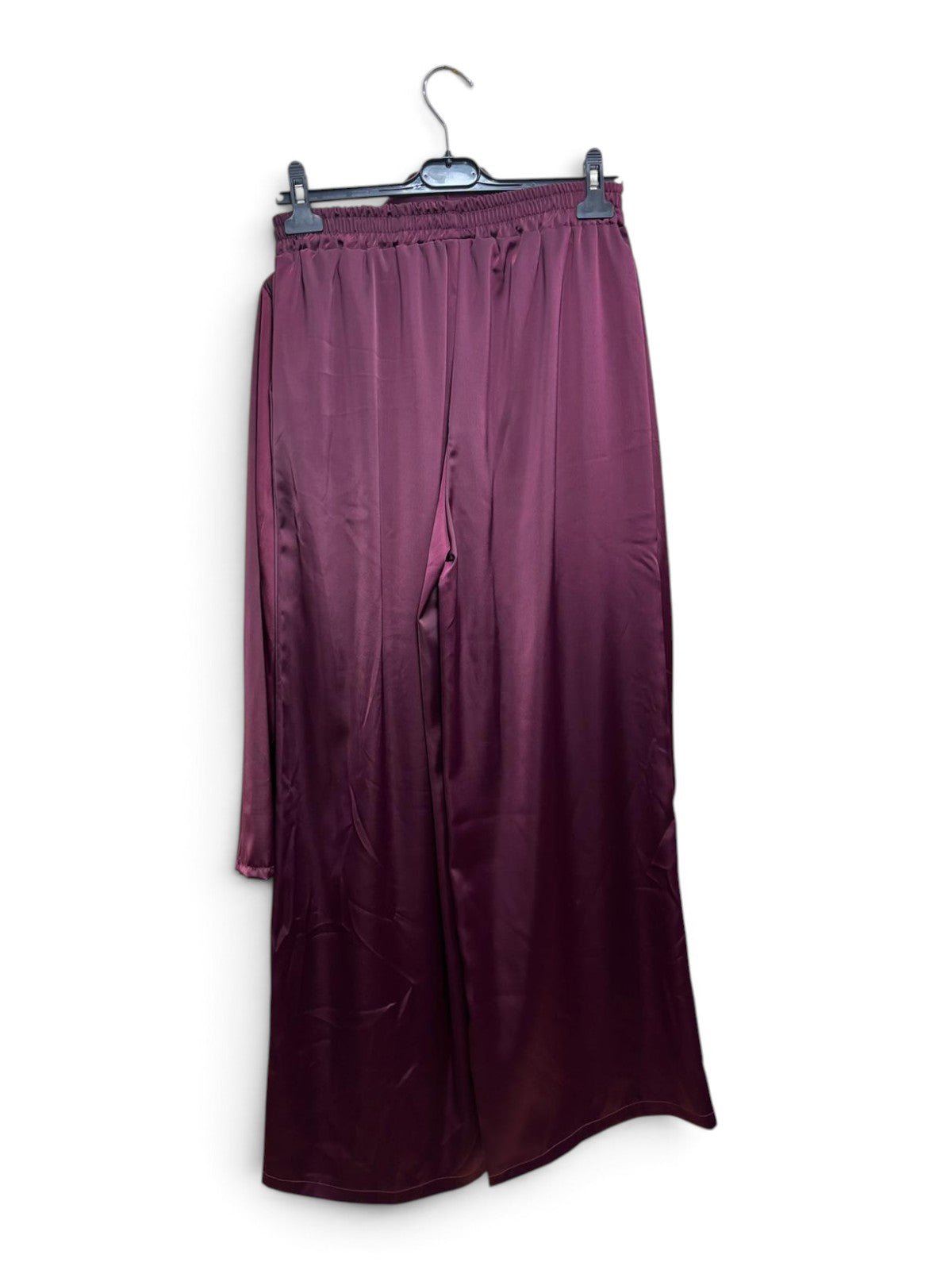 Completo Satin Palazzo Bordeaux