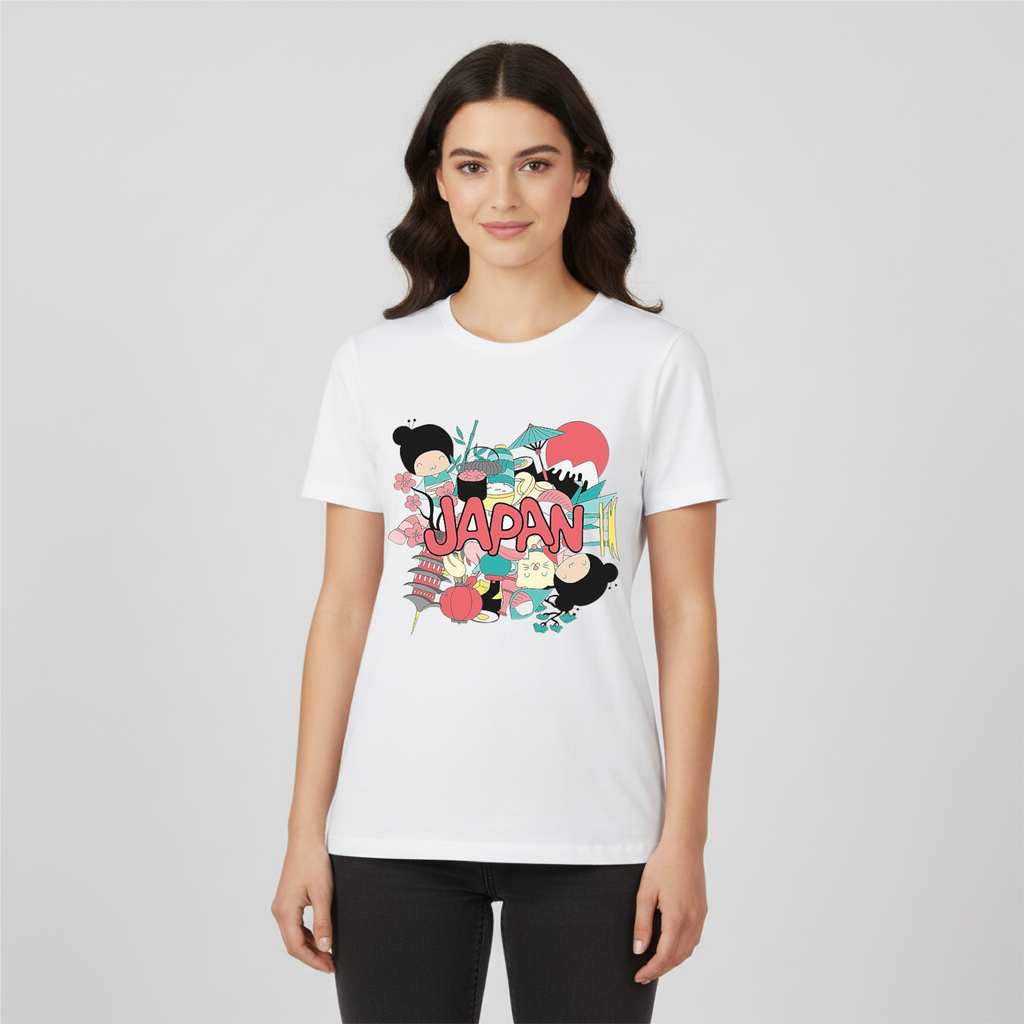 T SHIRT DONNA JAPAN