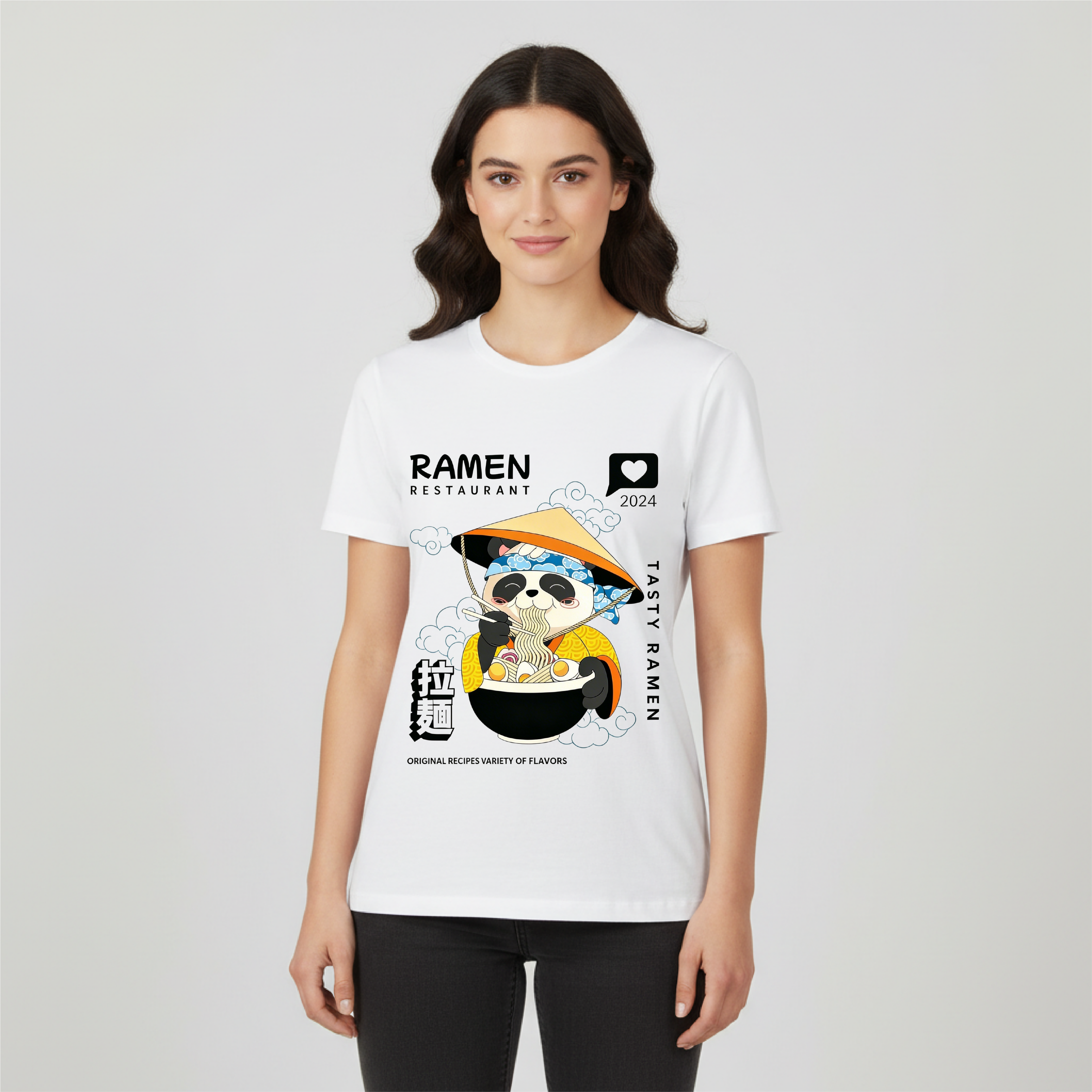T SHIRT DONNA PANDA