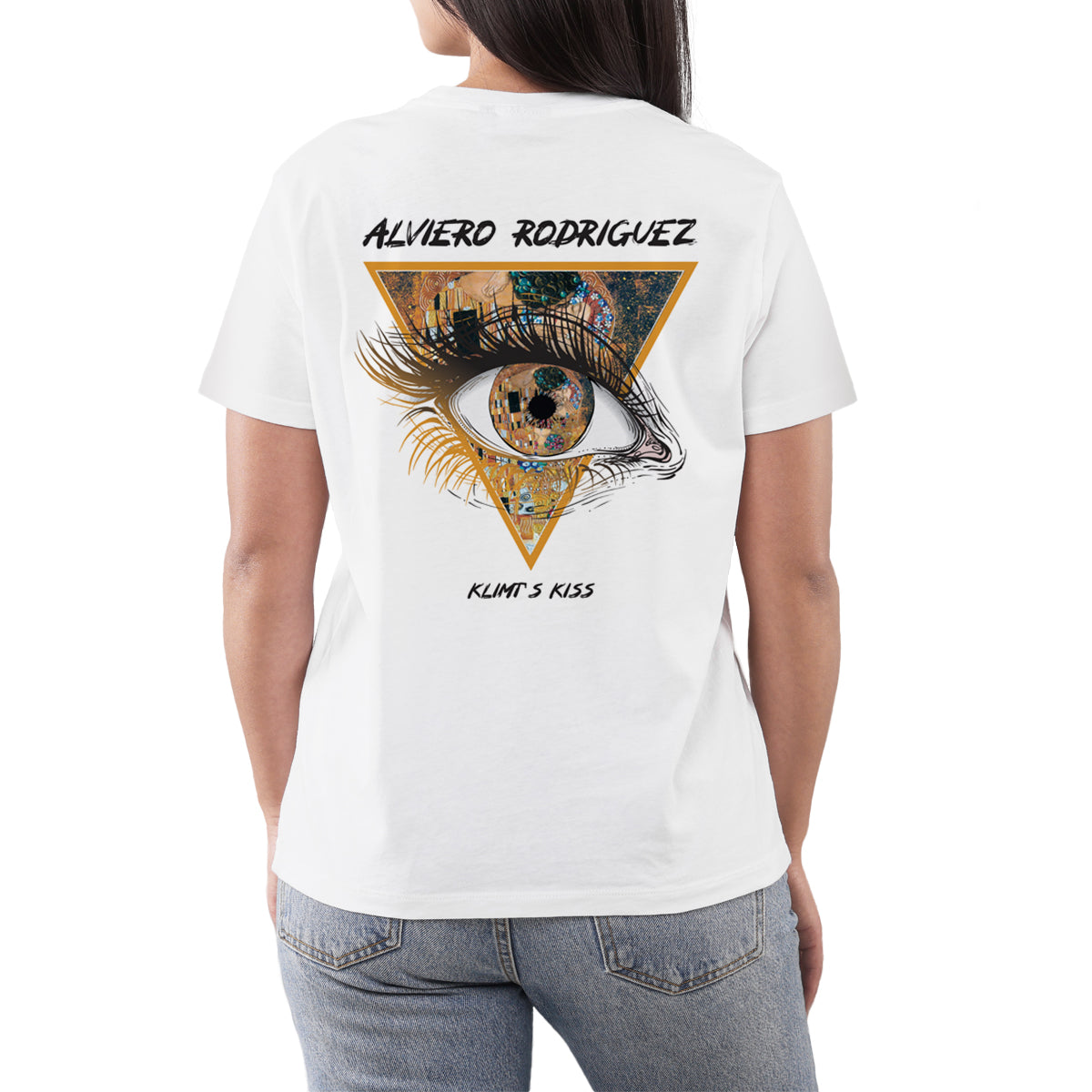 T-Shirt Donna Eye Klimt's kiss