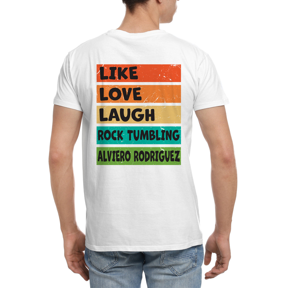 T-shirt Uomo Like love laugh