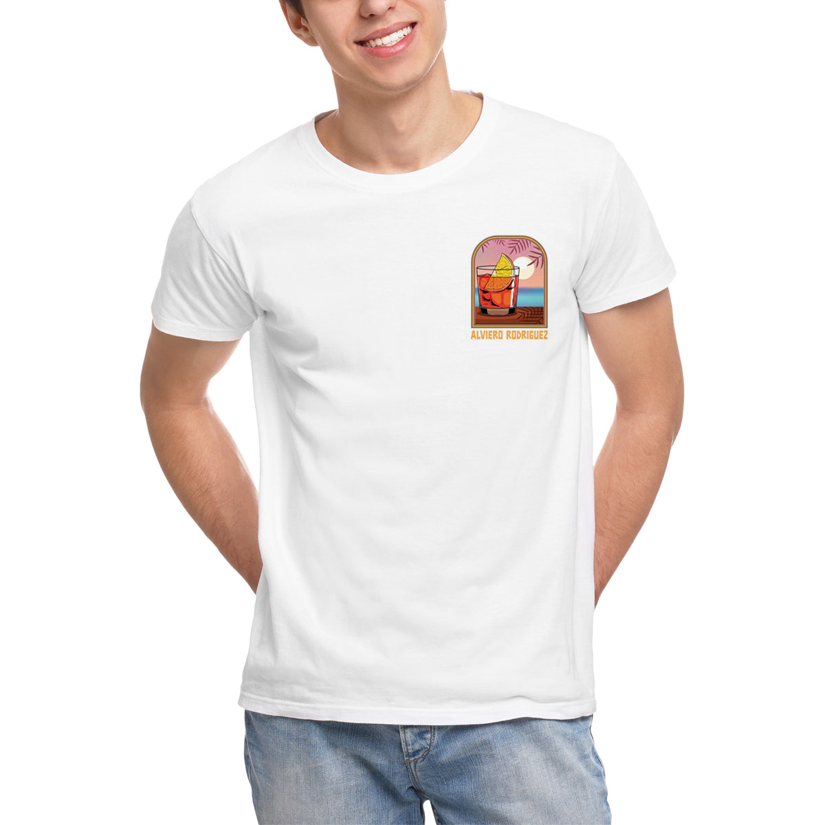 T-shirt Uomo Aperitiv beach